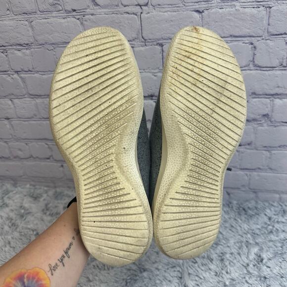 Allbirds Gray Merino Wool Runner Sneakers Women's Size 8 Lace Up Comfort - Picture 7 of 8